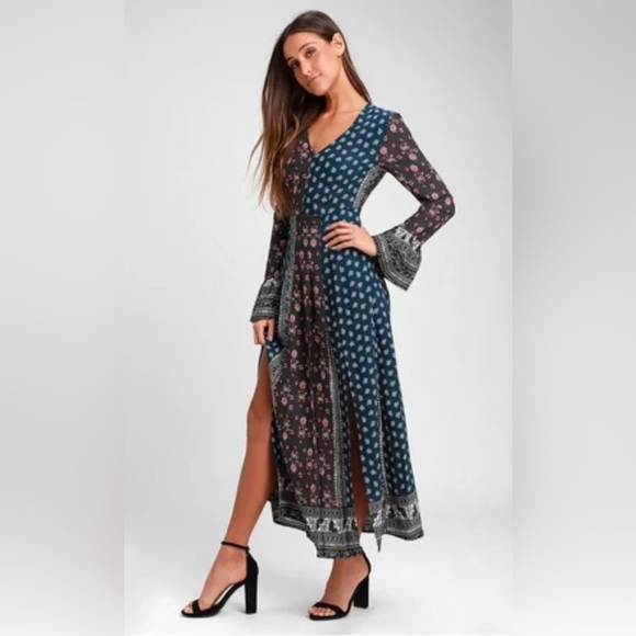 Lulu Dress in Ash Blue
